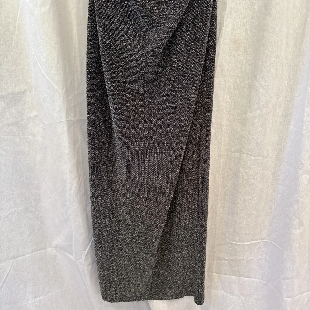 NWT Gianni Bini GB PROM Evening Formal‎ Gala Dress Black Silver Strapless Size M